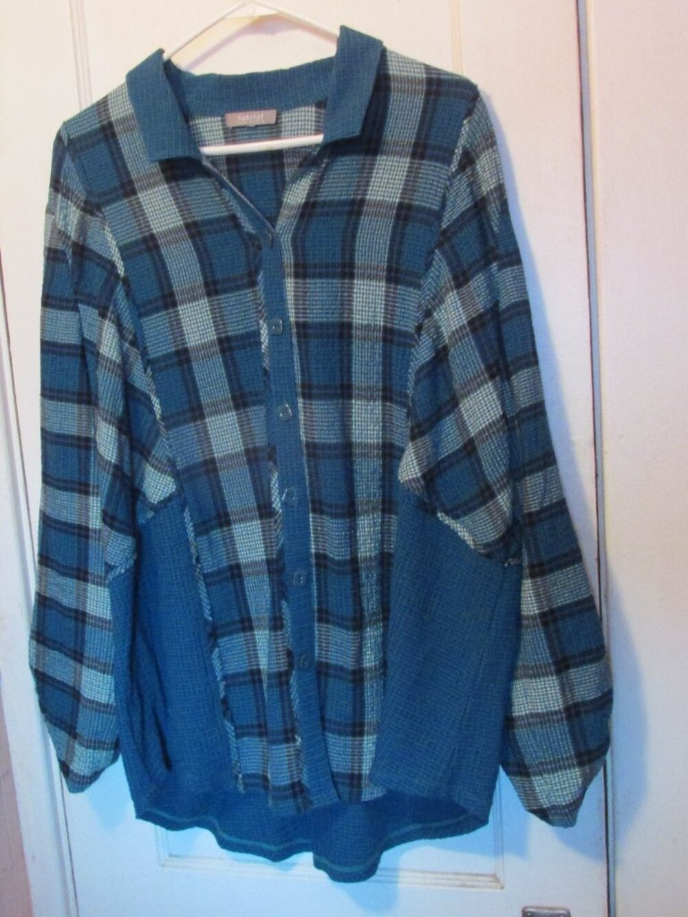 Habitat Blue Plaid Button Down